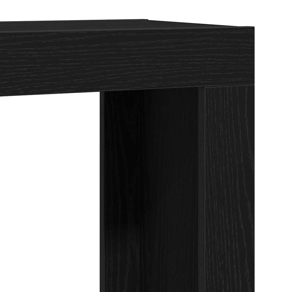 Nesttafels 3 pcs Zwart Eiken Bewerkt hout is nu te koop bij PeponiXL, paradijselijk wonen!