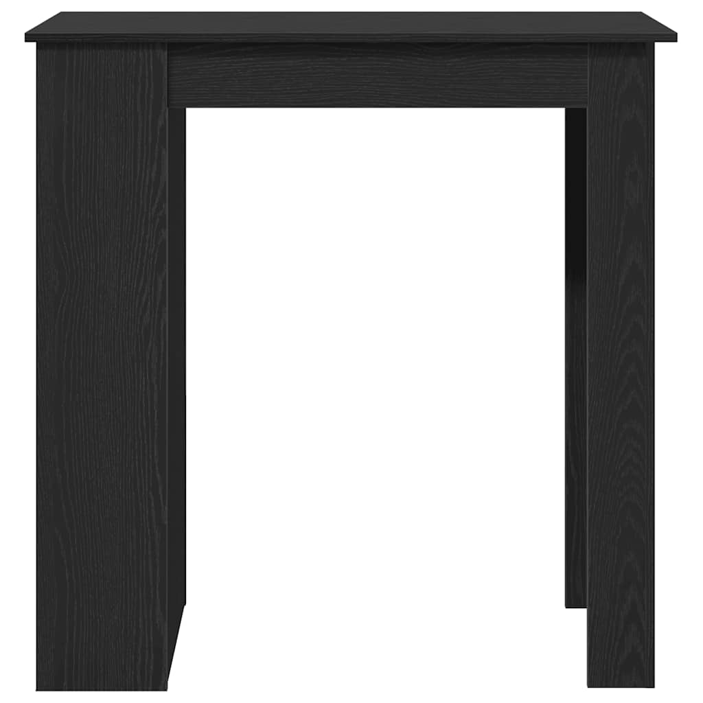 Bartafel met opbergrek 102x50x103,5 cm zwart eikenkleurig is nu te koop bij PeponiXL, paradijselijk wonen!
