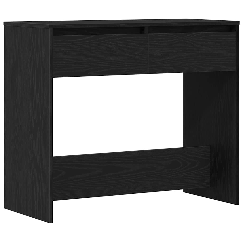 Wandtafel 89x41x76,5 cm spaanplaat zwart eikenkleurig is nu te koop bij PeponiXL, paradijselijk wonen!