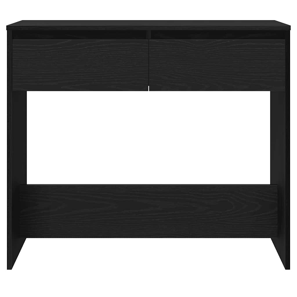 Wandtafel 89x41x76,5 cm spaanplaat zwart eikenkleurig is nu te koop bij PeponiXL, paradijselijk wonen!