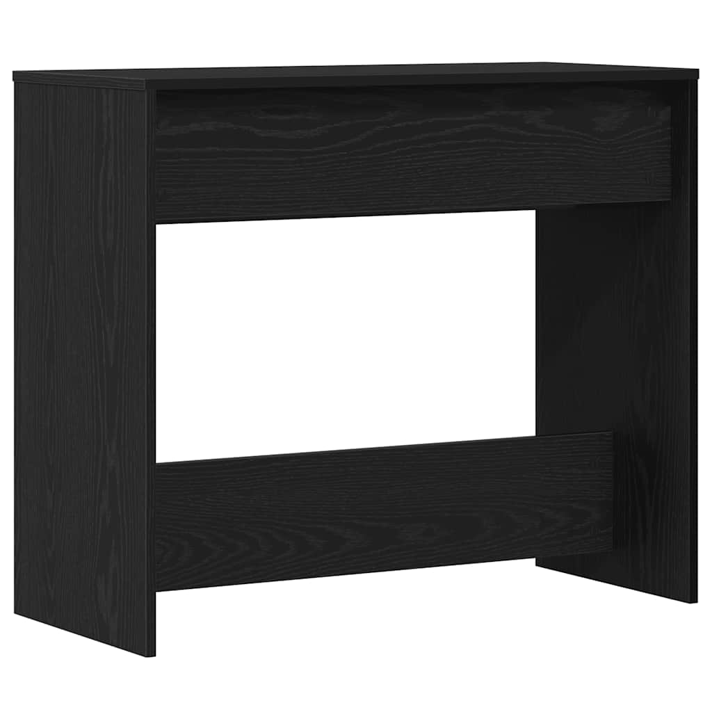 Wandtafel 89x41x76,5 cm spaanplaat zwart eikenkleurig is nu te koop bij PeponiXL, paradijselijk wonen!