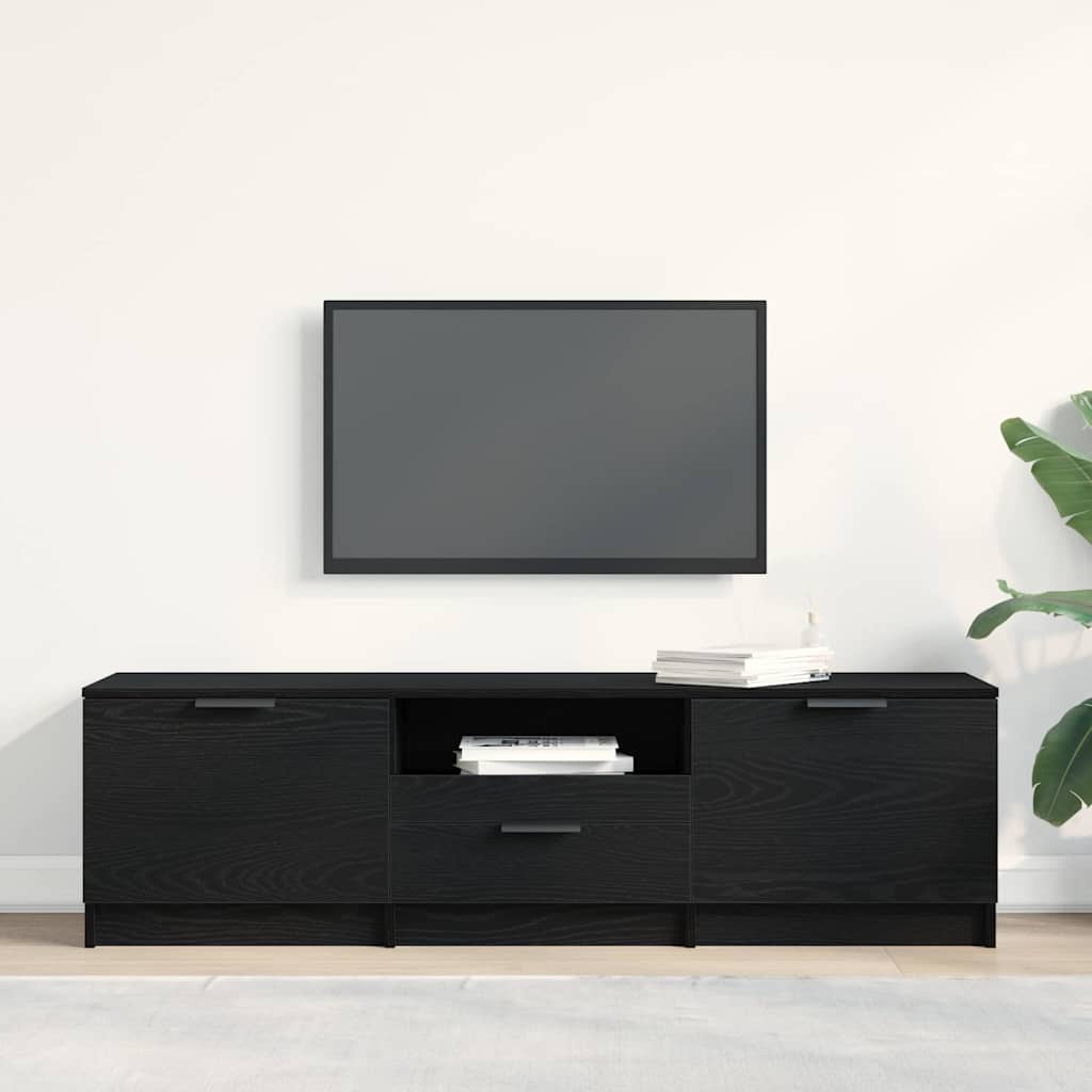 TV-kast met lade 140 x 35 x 40 cm Bewerkt hout is nu te koop bij PeponiXL, paradijselijk wonen!