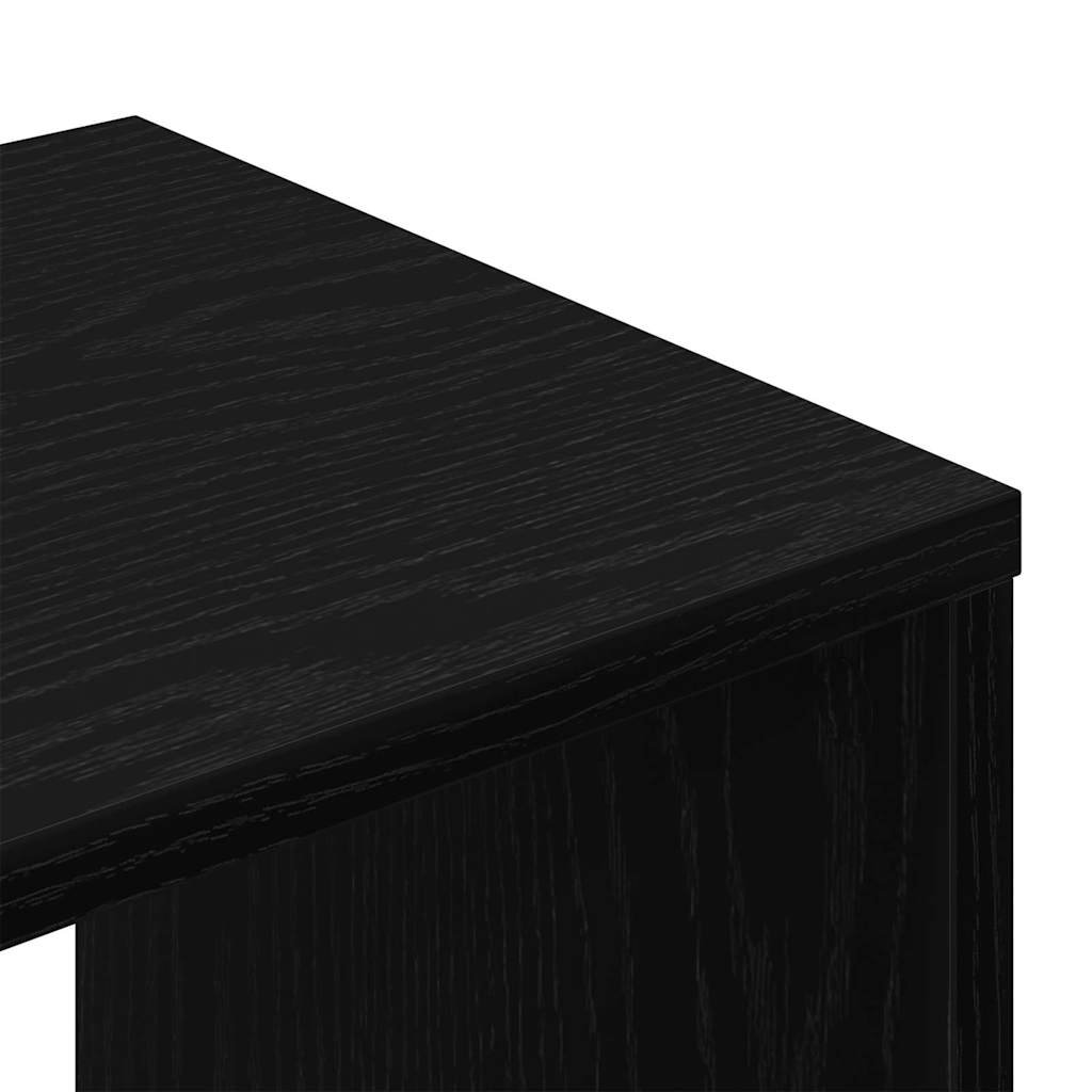 TV-kast 2 pcs Zwart 100 x 30 x 30 cm Bewerkt hout is nu te koop bij PeponiXL, paradijselijk wonen!