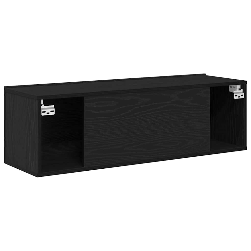 TV-kast 2 pcs Zwart 100 x 30 x 30 cm Bewerkt hout is nu te koop bij PeponiXL, paradijselijk wonen!