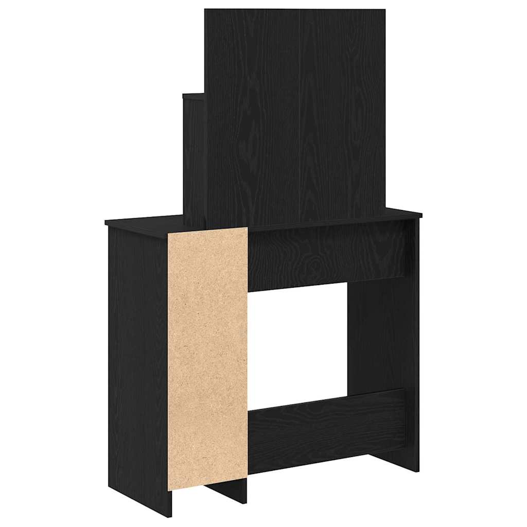Plafondtafel Zwart Eiken 86,5 x 35 x 136 cm Bewerkt hout is nu te koop bij PeponiXL, paradijselijk wonen!