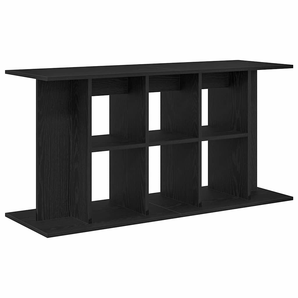 Aquariumstandaard Zwart Eiken 120x40x60 cm Bewerkt Hout is nu te koop bij PeponiXL, paradijselijk wonen!