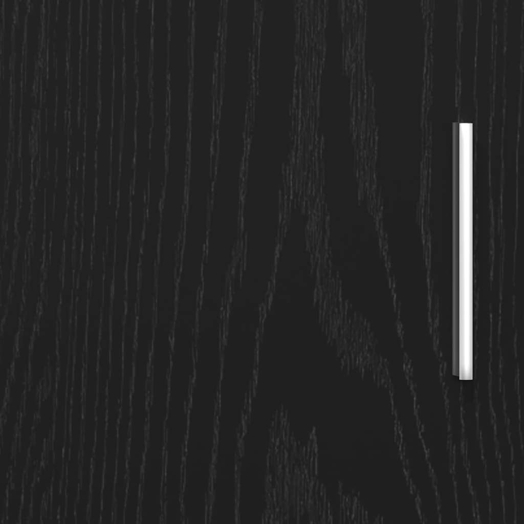 Aquariumstandaard Zwart Eiken 101x41x58 cm Bewerkt Hout is nu te koop bij PeponiXL, paradijselijk wonen!