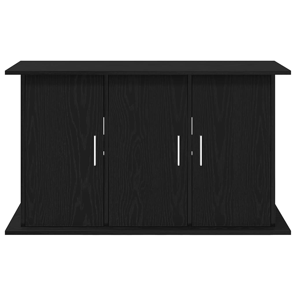 Aquariumstandaard Zwart Eiken 101x41x58 cm Bewerkt Hout is nu te koop bij PeponiXL, paradijselijk wonen!