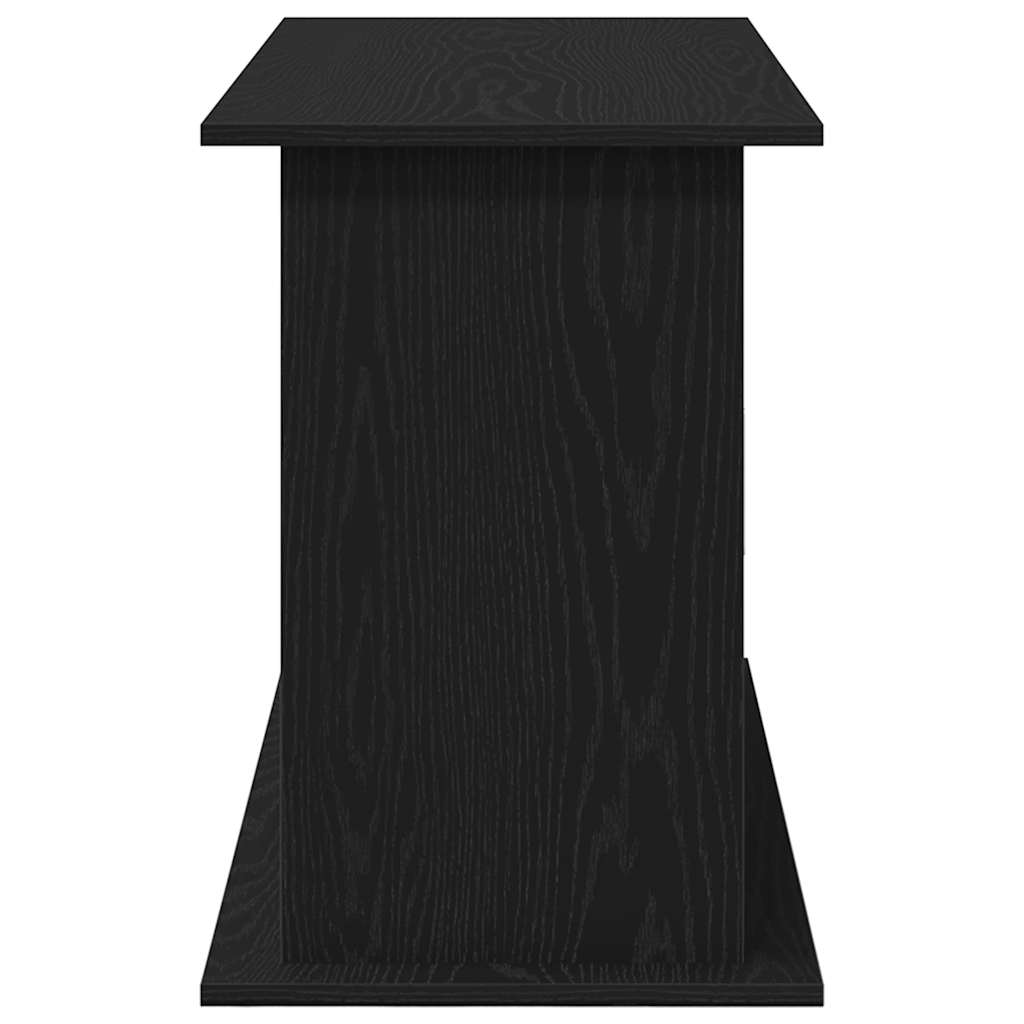 Aquariumstandaard Zwart Eiken 101x41x58 cm Bewerkt Hout is nu te koop bij PeponiXL, paradijselijk wonen!