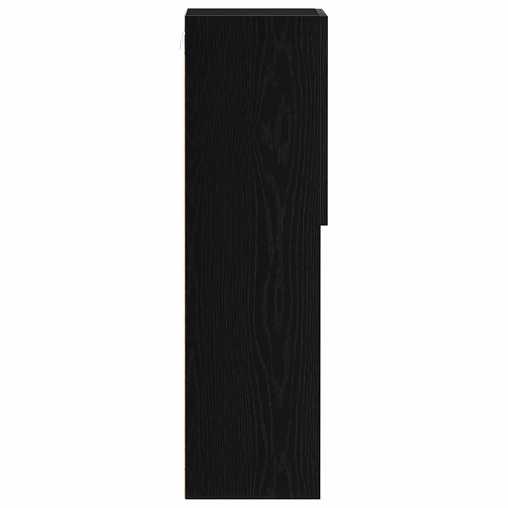 Tv-meubelset 2 pcs Zwart Eiken 30,5 x 30 x 102 cm Bewerkt hout is nu te koop bij PeponiXL, paradijselijk wonen!