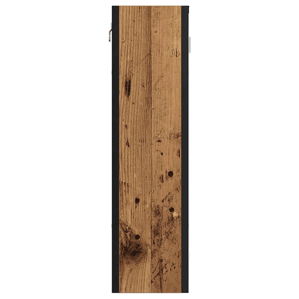 Badkamerspiegelkast 60x16x60 cm spaanplaat oud hout is nu te koop bij PeponiXL, paradijselijk wonen!