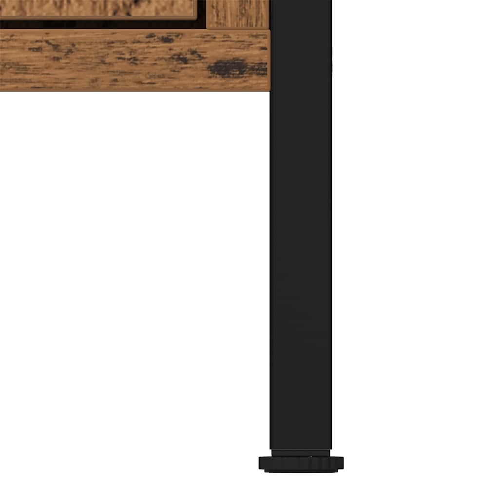 Wastafelmeubel 60x30x60 cm spaanplaat oud hout is nu te koop bij PeponiXL, paradijselijk wonen!