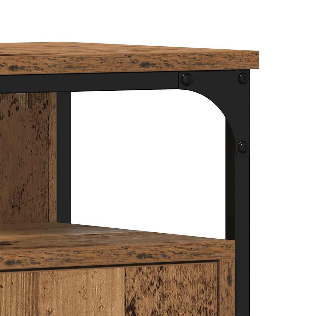 Wastafelmeubel 60x30x60 cm spaanplaat oud hout is nu te koop bij PeponiXL, paradijselijk wonen!
