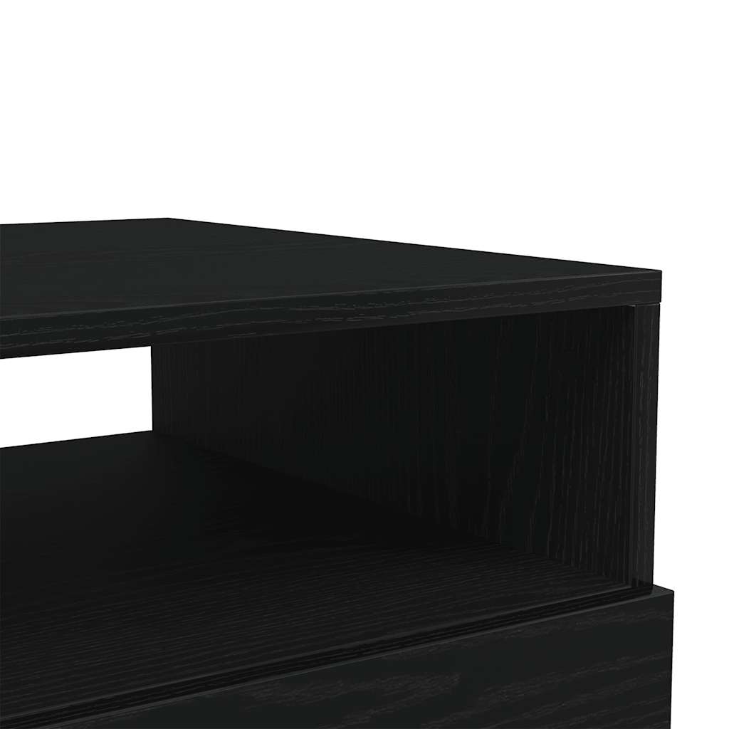 Salontafel met LED-verlichting 50x49x40 cm zwart eiken is nu te koop bij PeponiXL, paradijselijk wonen!