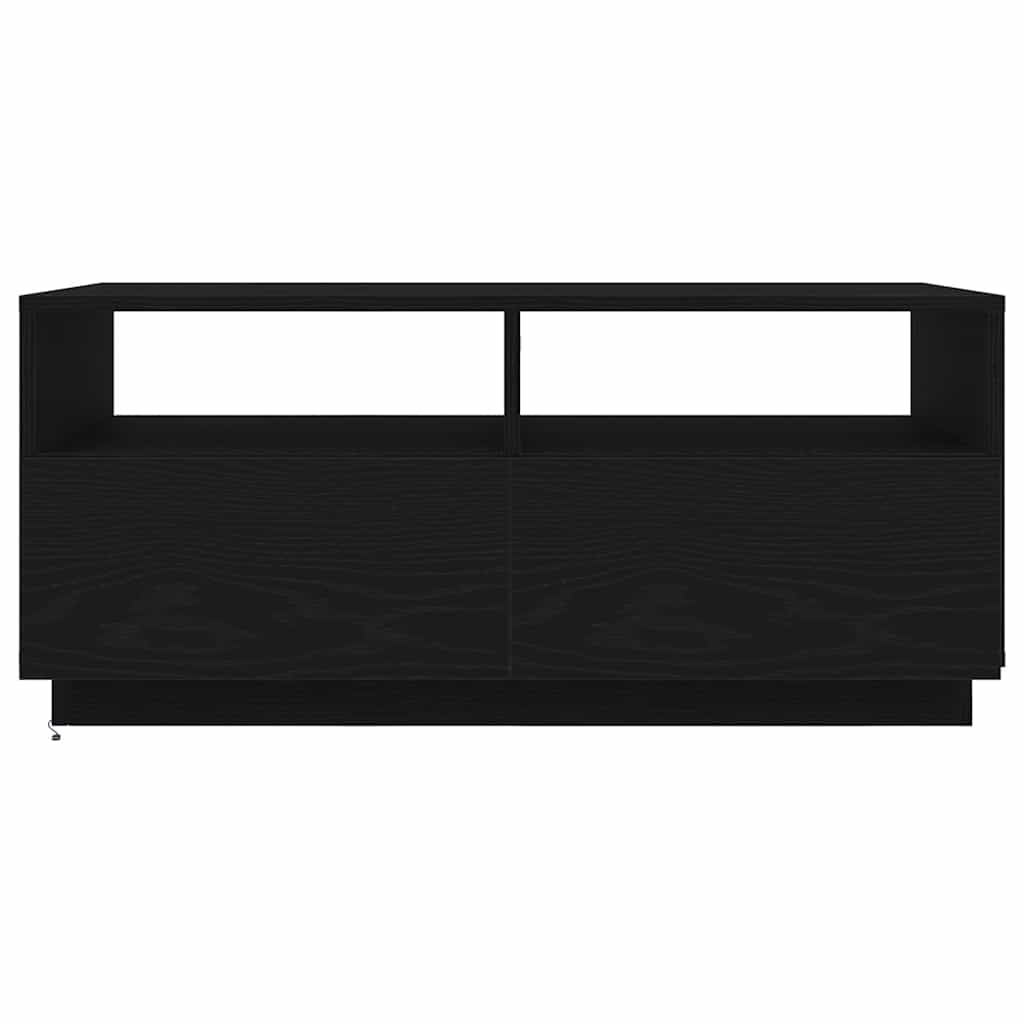 Salontafel met LED-verlichting 90x49x40 cm zwart eiken is nu te koop bij PeponiXL, paradijselijk wonen!