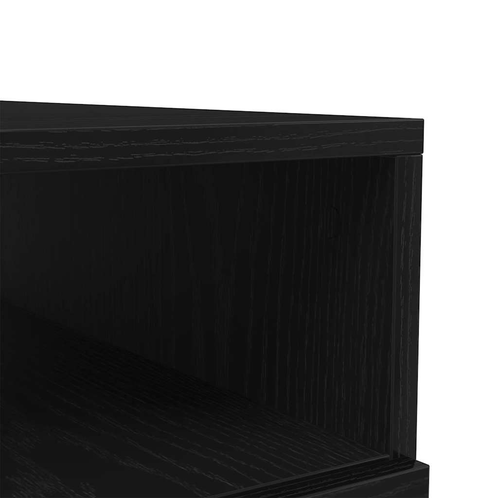 Salontafel met LED-verlichting 90x49x40 cm zwart eiken is nu te koop bij PeponiXL, paradijselijk wonen!