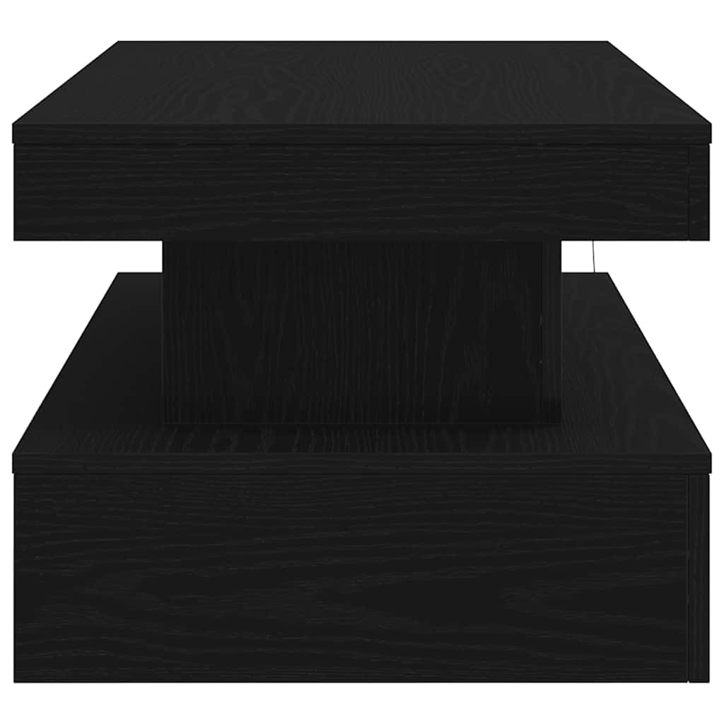 Salontafel met LED-verlichting 90x50x40 cm zwart eiken is nu te koop bij PeponiXL, paradijselijk wonen!