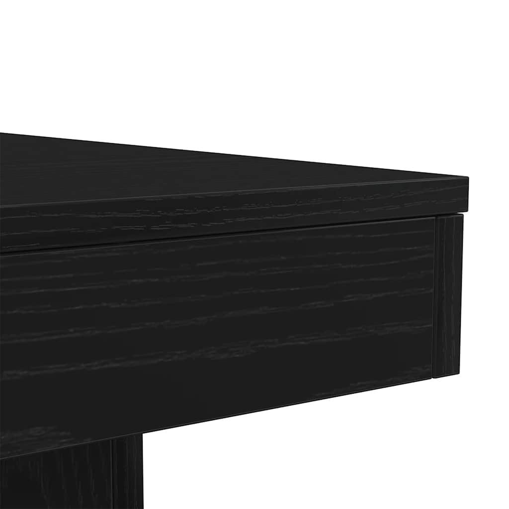 Salontafel met LED-verlichting 90x50x40 cm zwart eiken is nu te koop bij PeponiXL, paradijselijk wonen!