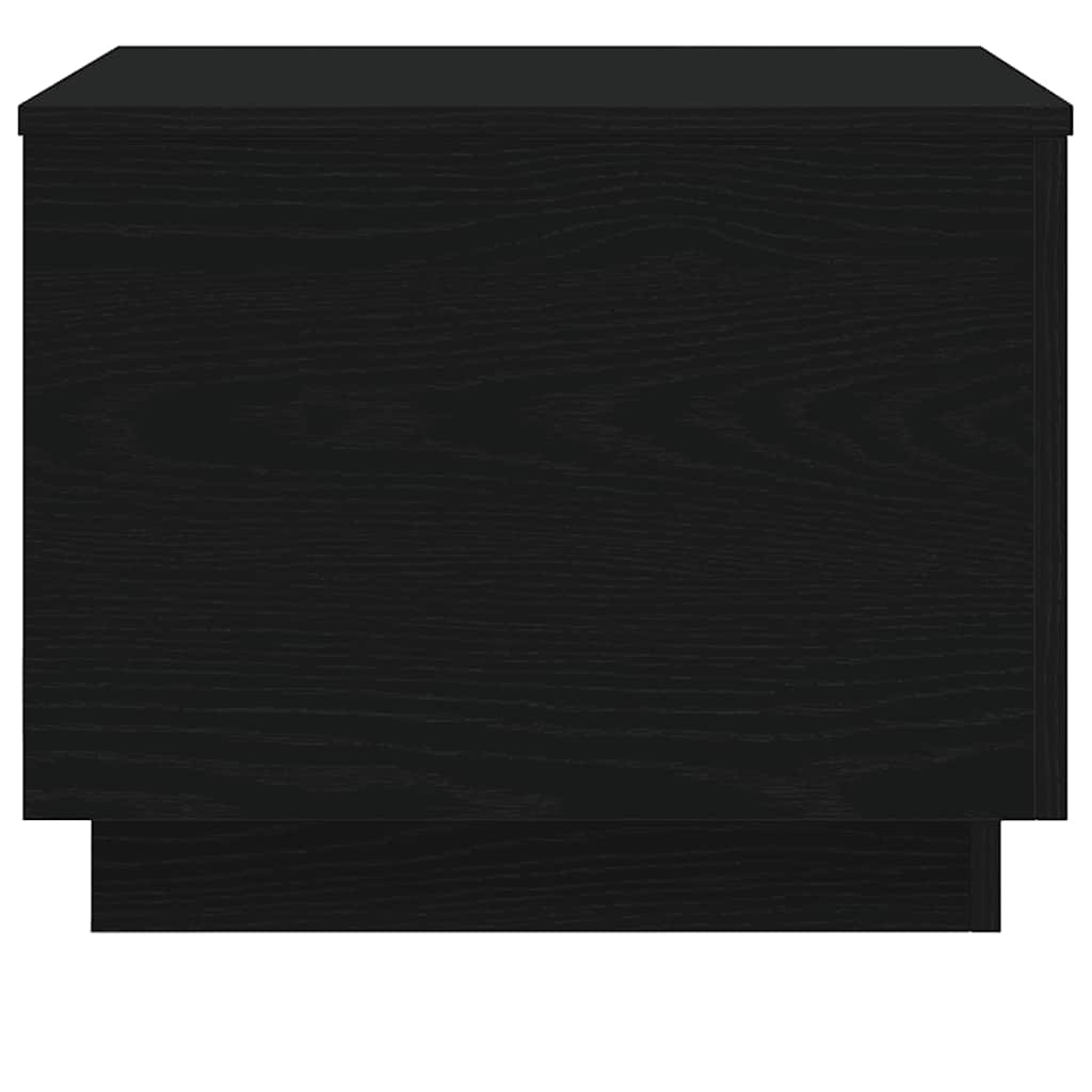 Salontafel met LED-verlichting 50x50x40 cm zwart eikenkleurig is nu te koop bij PeponiXL, paradijselijk wonen!