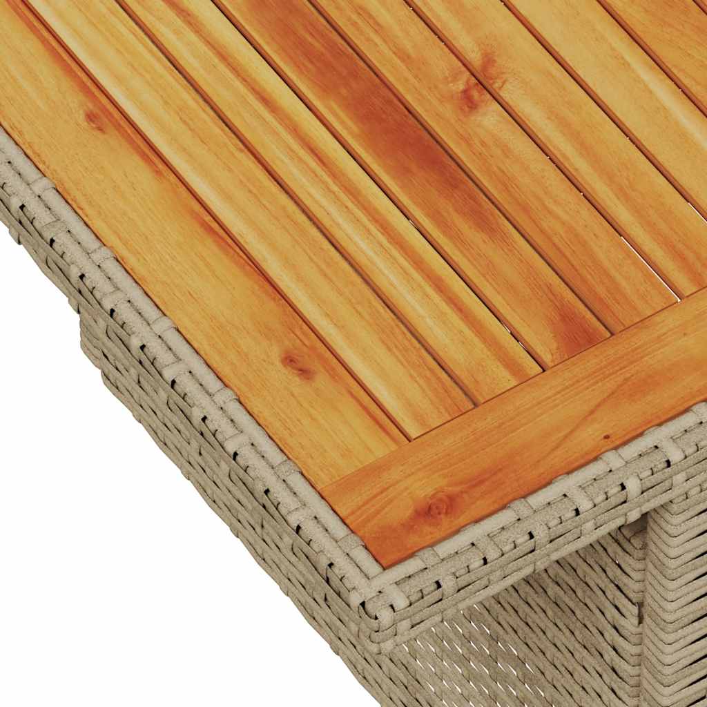 5-delige Loungeset met kussens poly rattan beige is nu te koop bij PeponiXL, paradijselijk wonen!