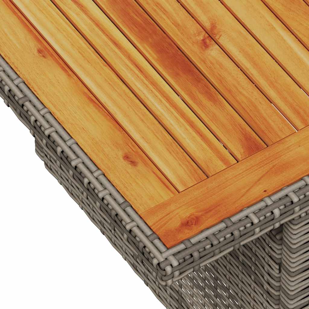 6-delige Loungeset met kussens poly rattan grijs is nu te koop bij PeponiXL, paradijselijk wonen!