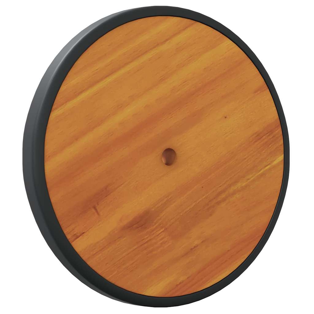 Ruimtewielen 2 pcs Bruin 20,5 x 20,5 x 2 cm Massief Acaciahout is nu te koop bij PeponiXL, paradijselijk wonen!