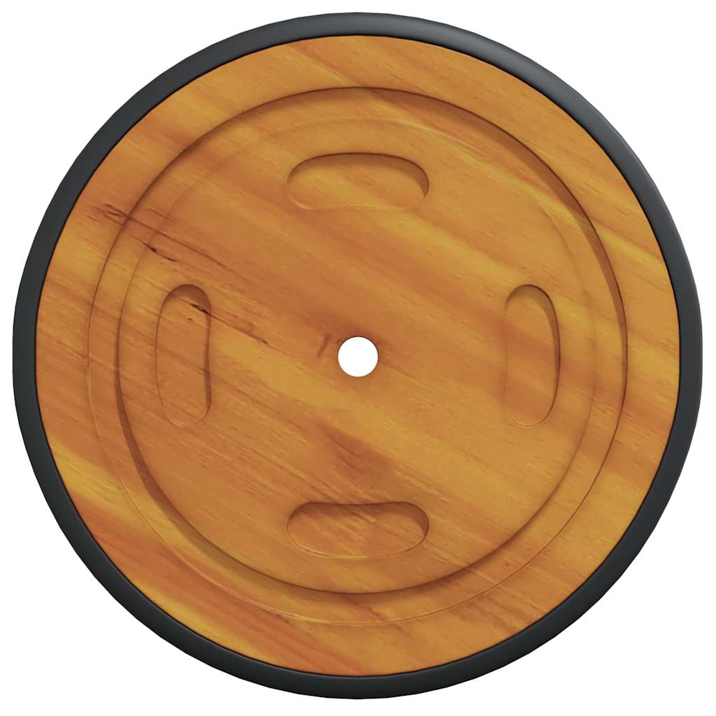 Ruimtewielen 2 pcs Bruin 20,5 x 20,5 x 2 cm Massief Acaciahout is nu te koop bij PeponiXL, paradijselijk wonen!