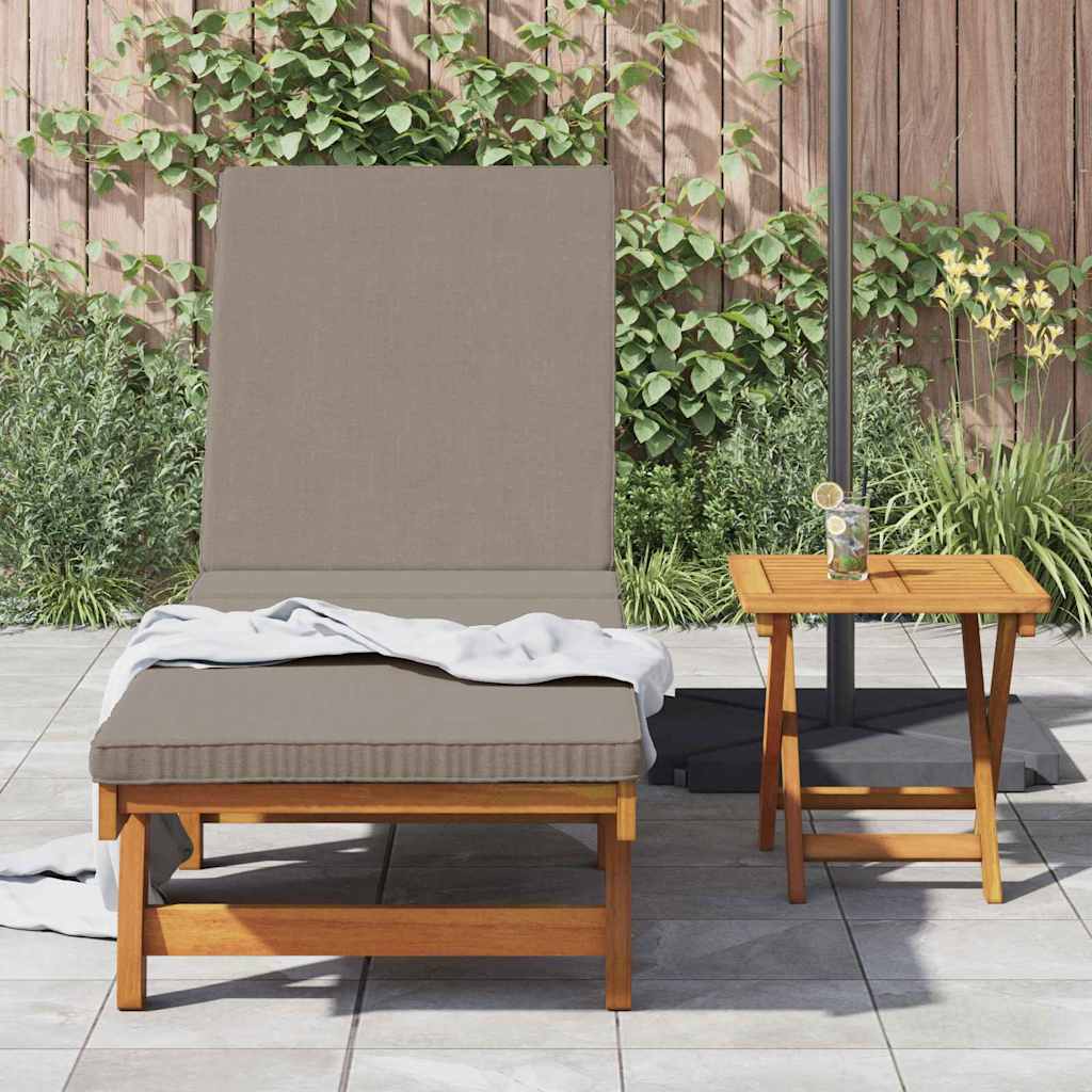 Ligstoel Bruin 199 x 63 x 85 cm Massief Acaciahout is nu te koop bij PeponiXL, paradijselijk wonen!