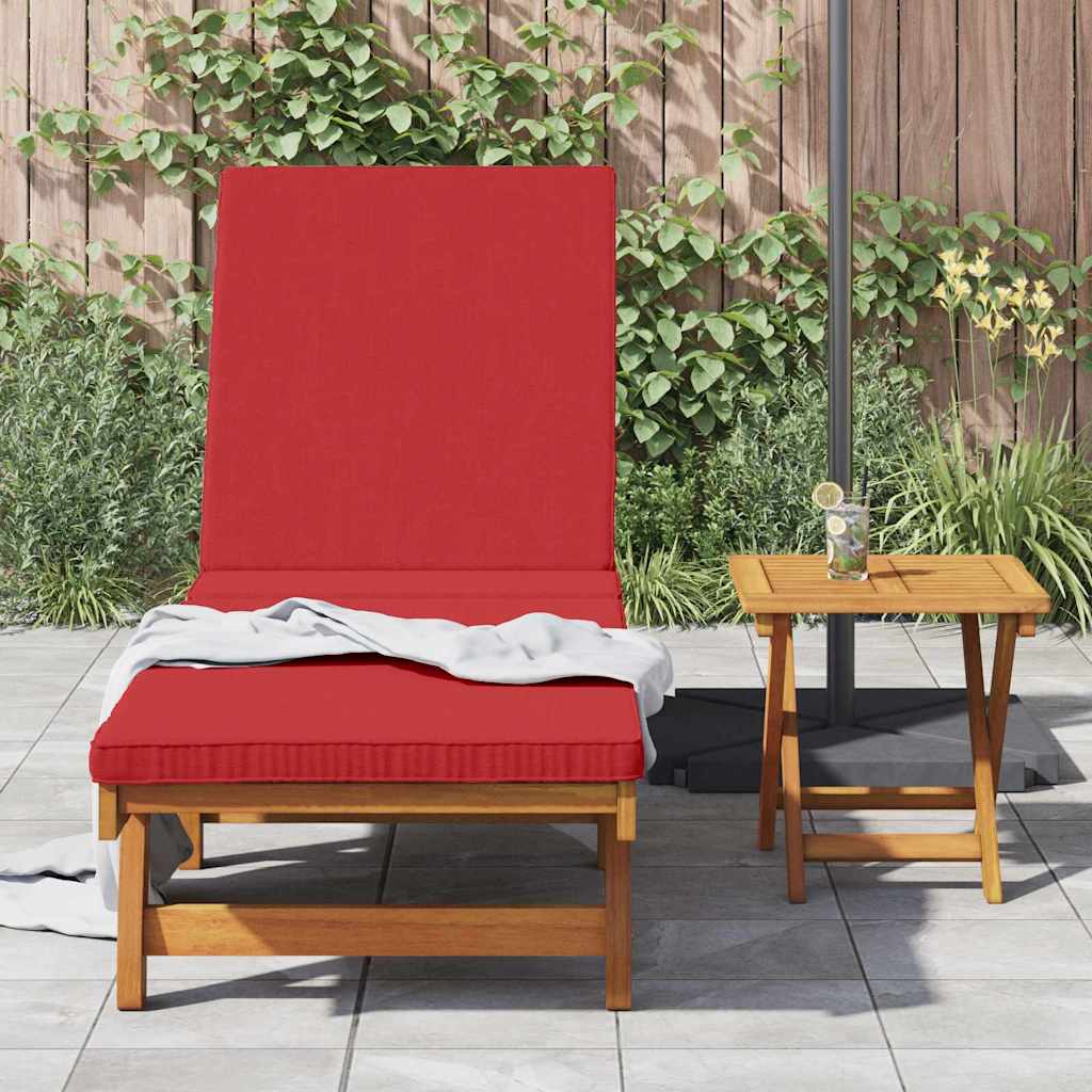 Ligstoel Bruin 199 x 63 x 85 cm Massief Acaciahout is nu te koop bij PeponiXL, paradijselijk wonen!
