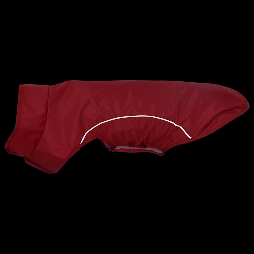 Hondenregenjas met reflecterende strips polyester rood S is nu te koop bij PeponiXL, paradijselijk wonen!