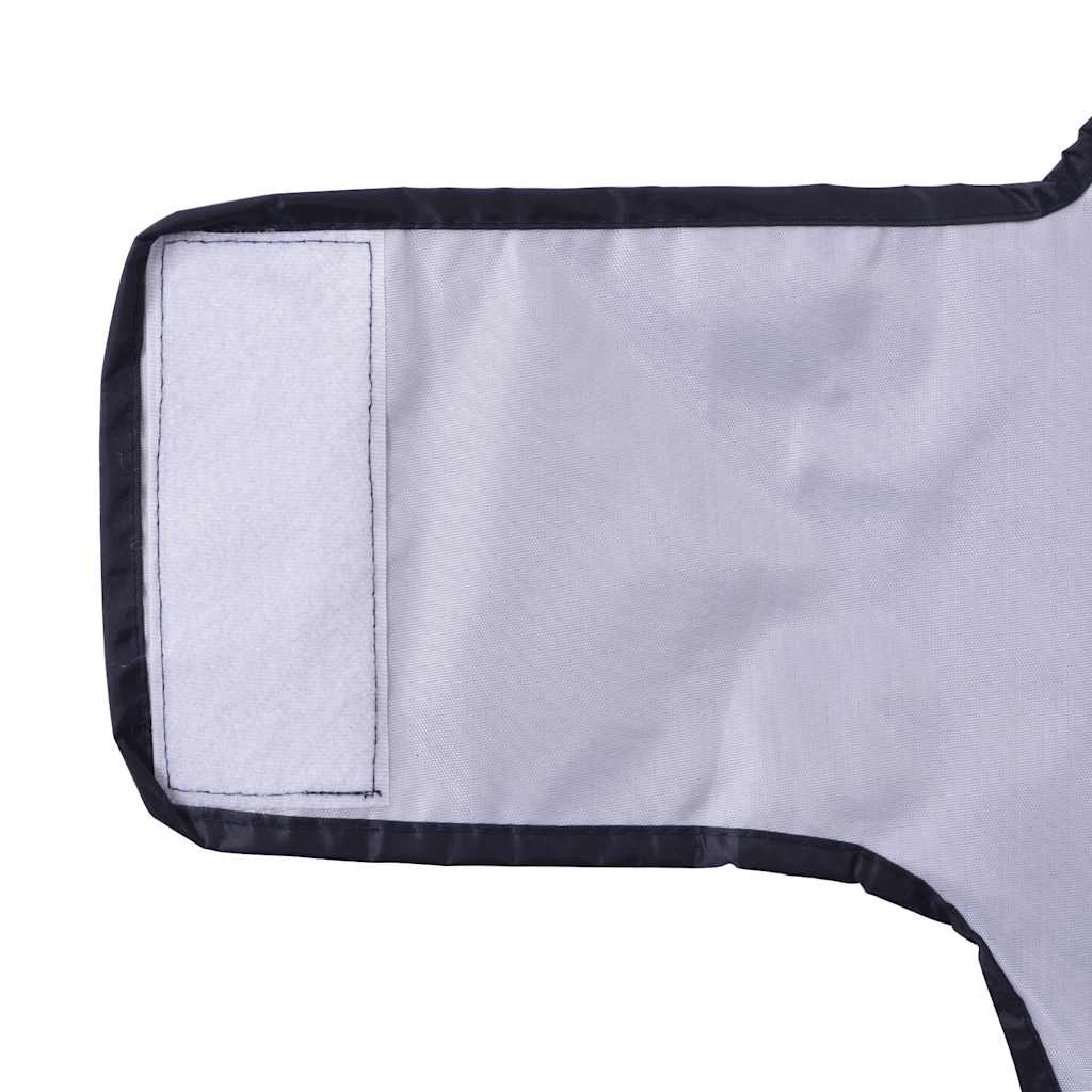 Hondenregenjas met reflecterende strips polyester blauw XXS is nu te koop bij PeponiXL, paradijselijk wonen!