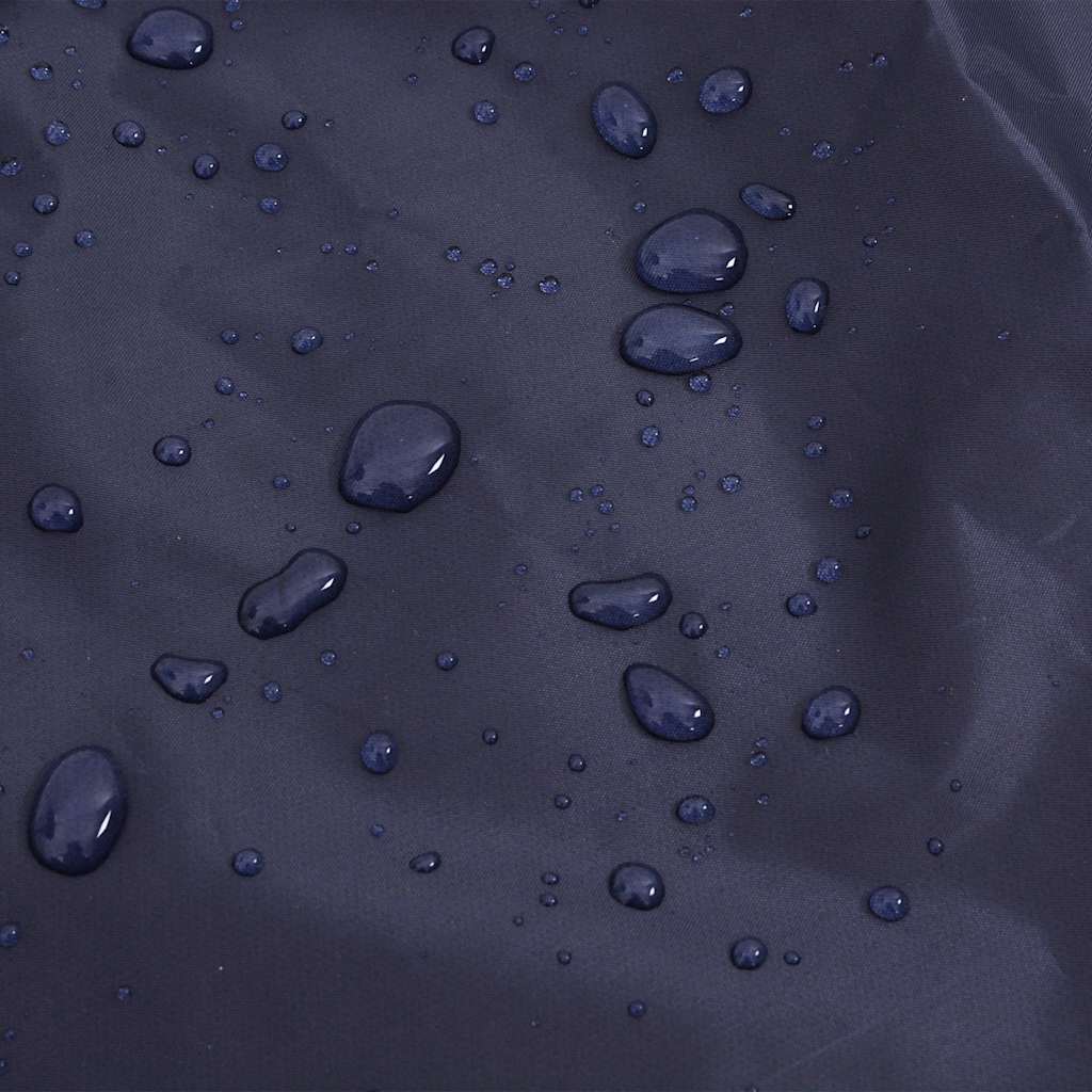 Hondenregenjas met reflecterende strips polyester marineblauw S is nu te koop bij PeponiXL, paradijselijk wonen!