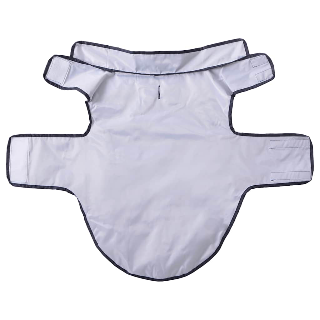 Hondenregenjas met reflecterende strips polyester blauw 2XL is nu te koop bij PeponiXL, paradijselijk wonen!