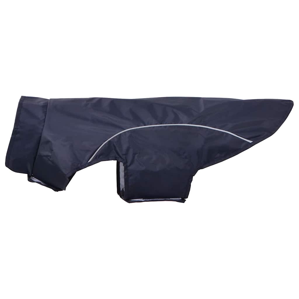 Hondenregenjas met reflecterende strips polyester blauw 2XL is nu te koop bij PeponiXL, paradijselijk wonen!
