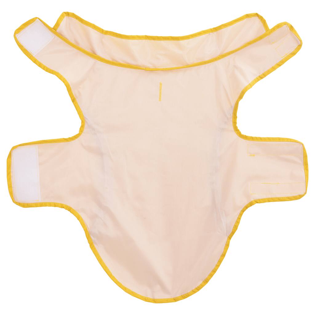 Hondenregenjas met reflecterende strips polyester geel XXS is nu te koop bij PeponiXL, paradijselijk wonen!
