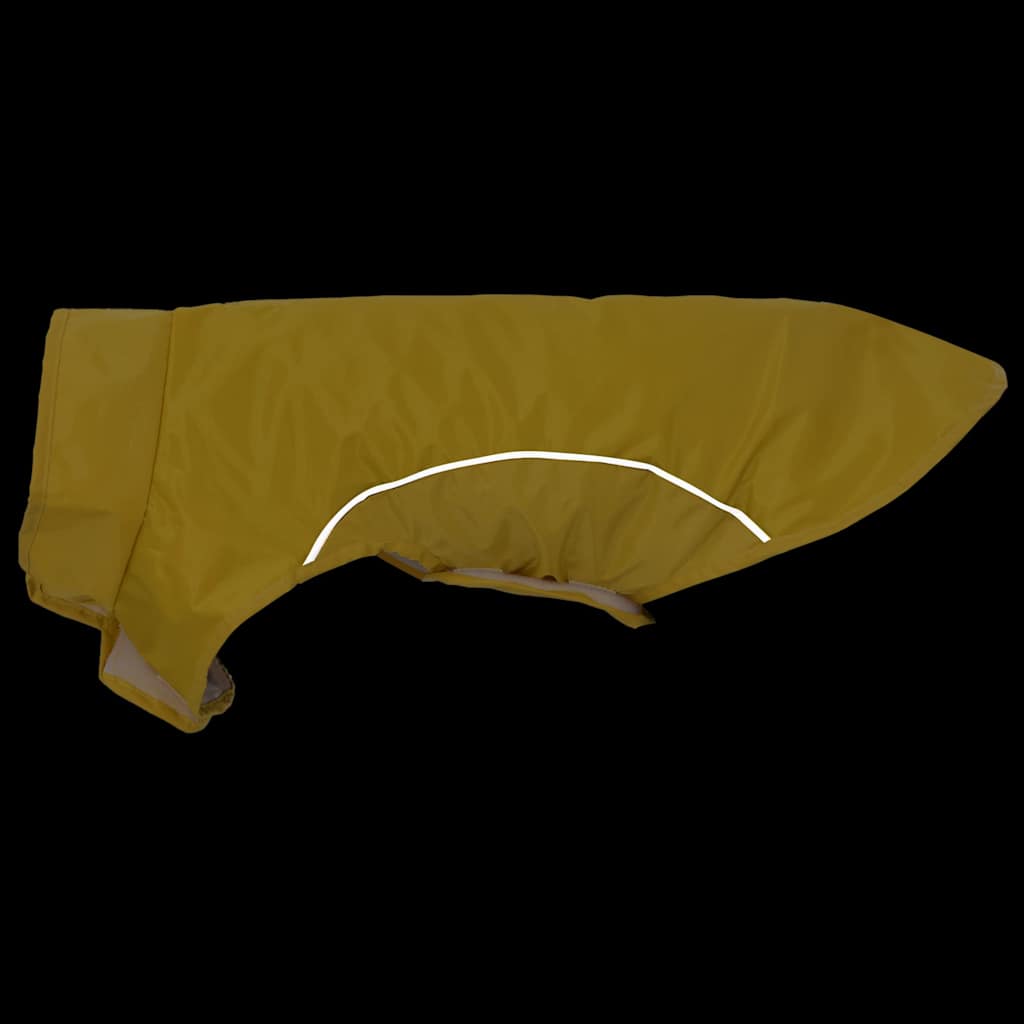 Hondenregenjas met reflecterende strips polyester geel XXS is nu te koop bij PeponiXL, paradijselijk wonen!