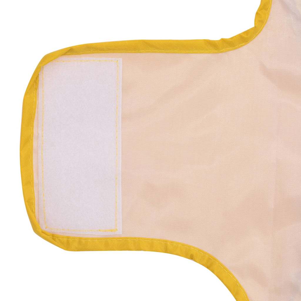 Hondenregenjas met reflecterende strips polyester geel XXS is nu te koop bij PeponiXL, paradijselijk wonen!