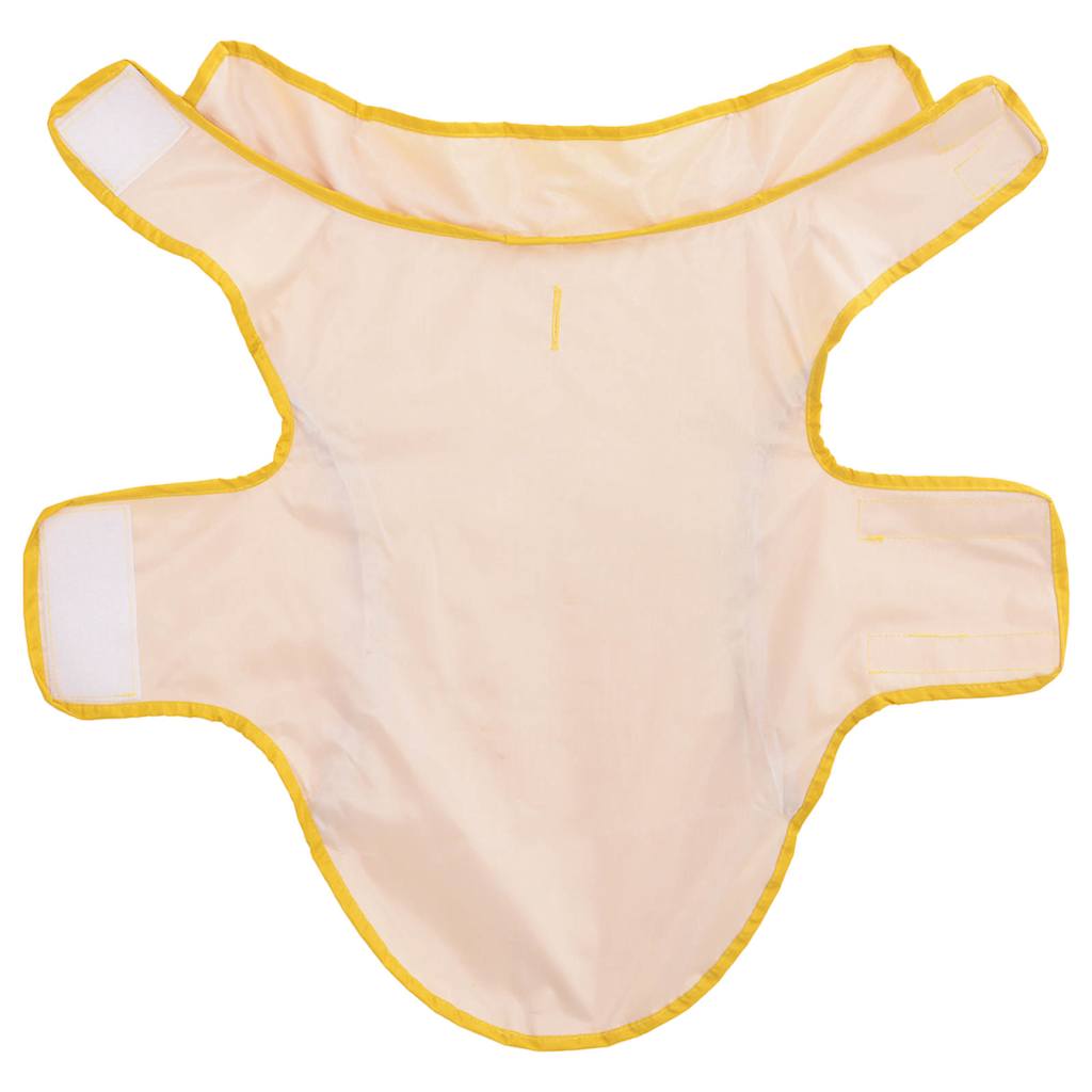Hondenregenjas met reflecterende strips polyester geel XS is nu te koop bij PeponiXL, paradijselijk wonen!