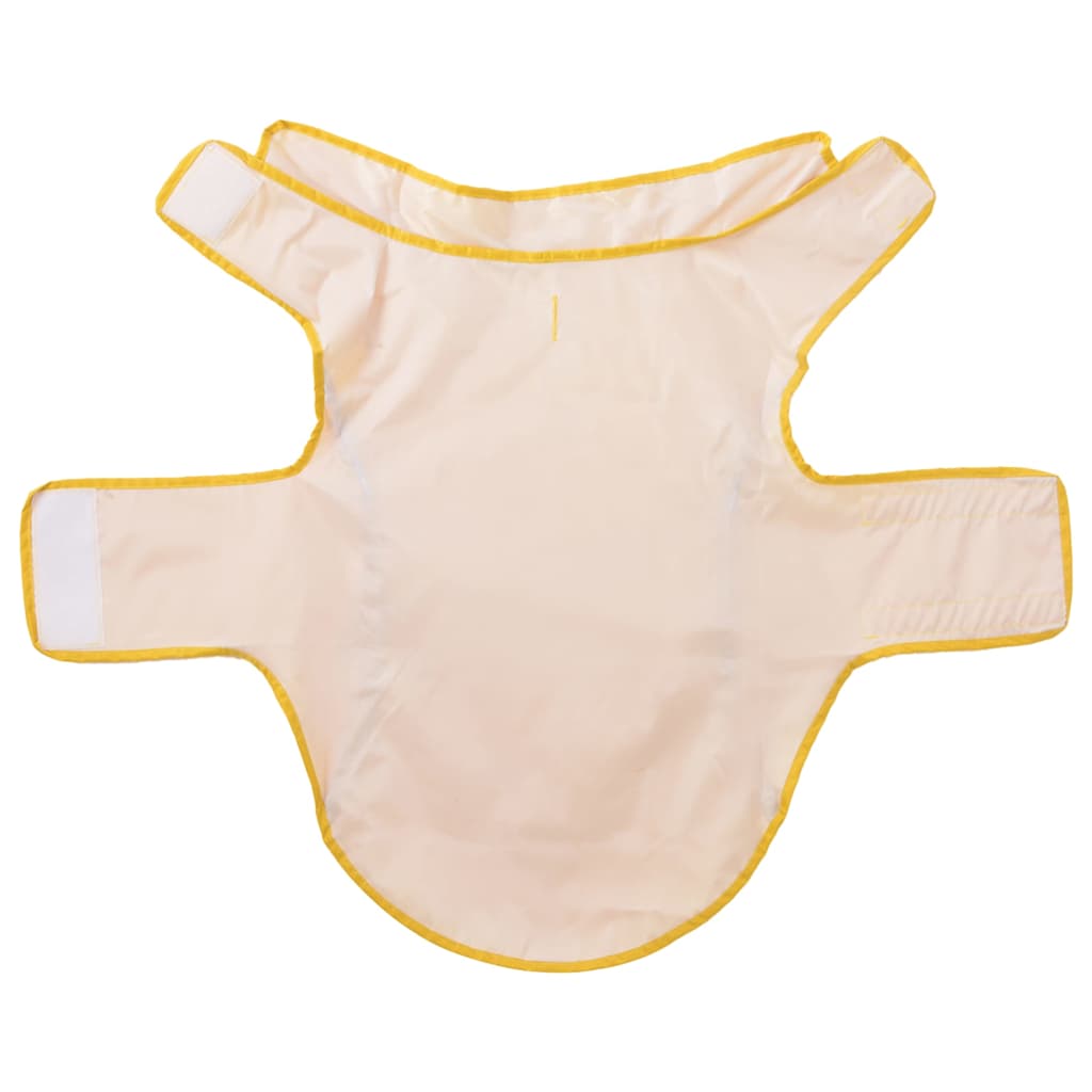 Hondenregenjas met reflecterende strips polyester geel L is nu te koop bij PeponiXL, paradijselijk wonen!