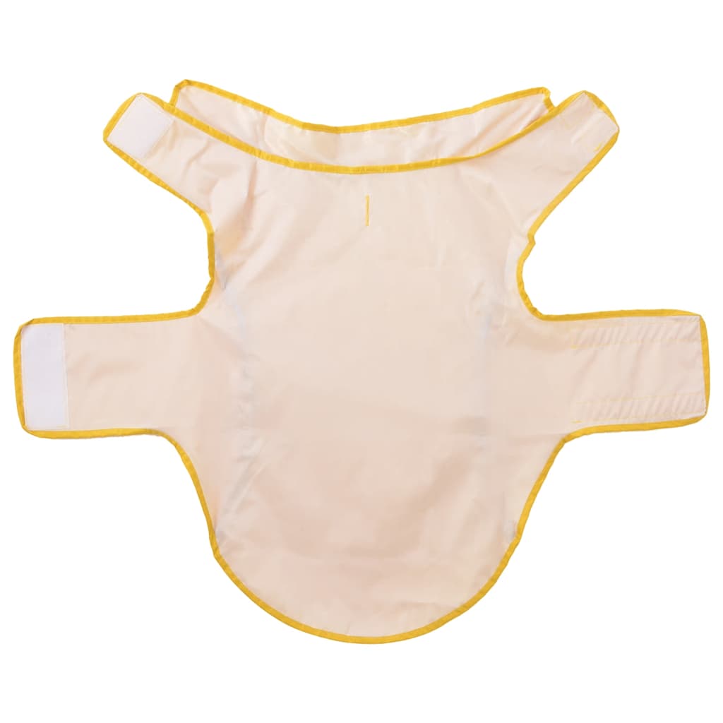 Hondenregenjas met reflecterende strips polyester geel 2XL is nu te koop bij PeponiXL, paradijselijk wonen!
