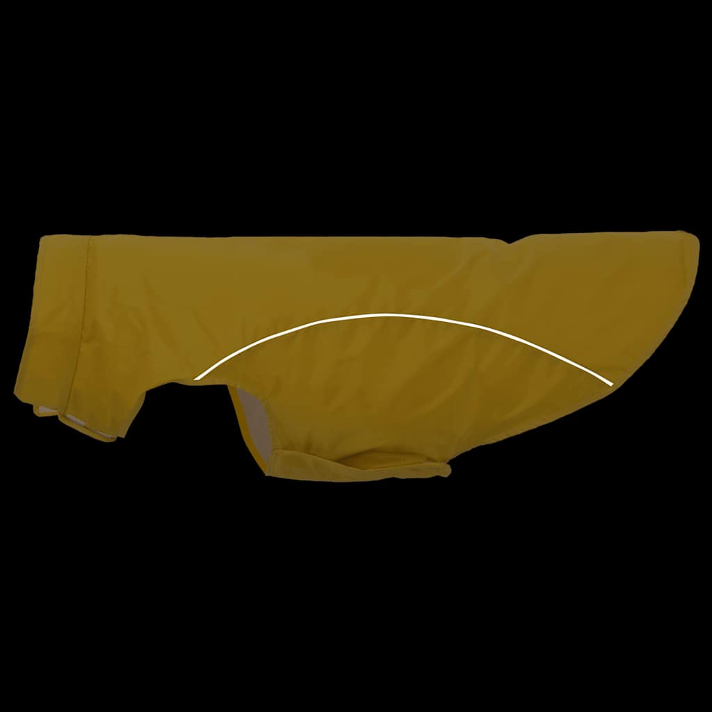 Hondenregenjas met reflecterende strips polyester geel 3XL is nu te koop bij PeponiXL, paradijselijk wonen!