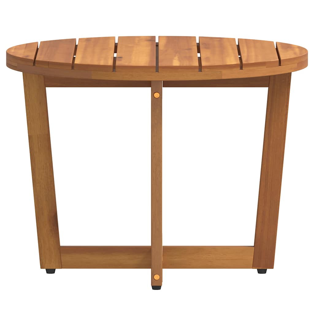 Tuinbijzettafel rond Ø55x40 cm massief acaciahout is nu te koop bij PeponiXL, paradijselijk wonen!
