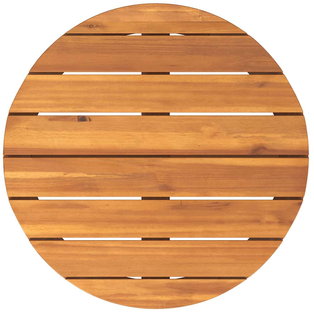 Tuinbijzettafel rond Ø55x40 cm massief acaciahout is nu te koop bij PeponiXL, paradijselijk wonen!