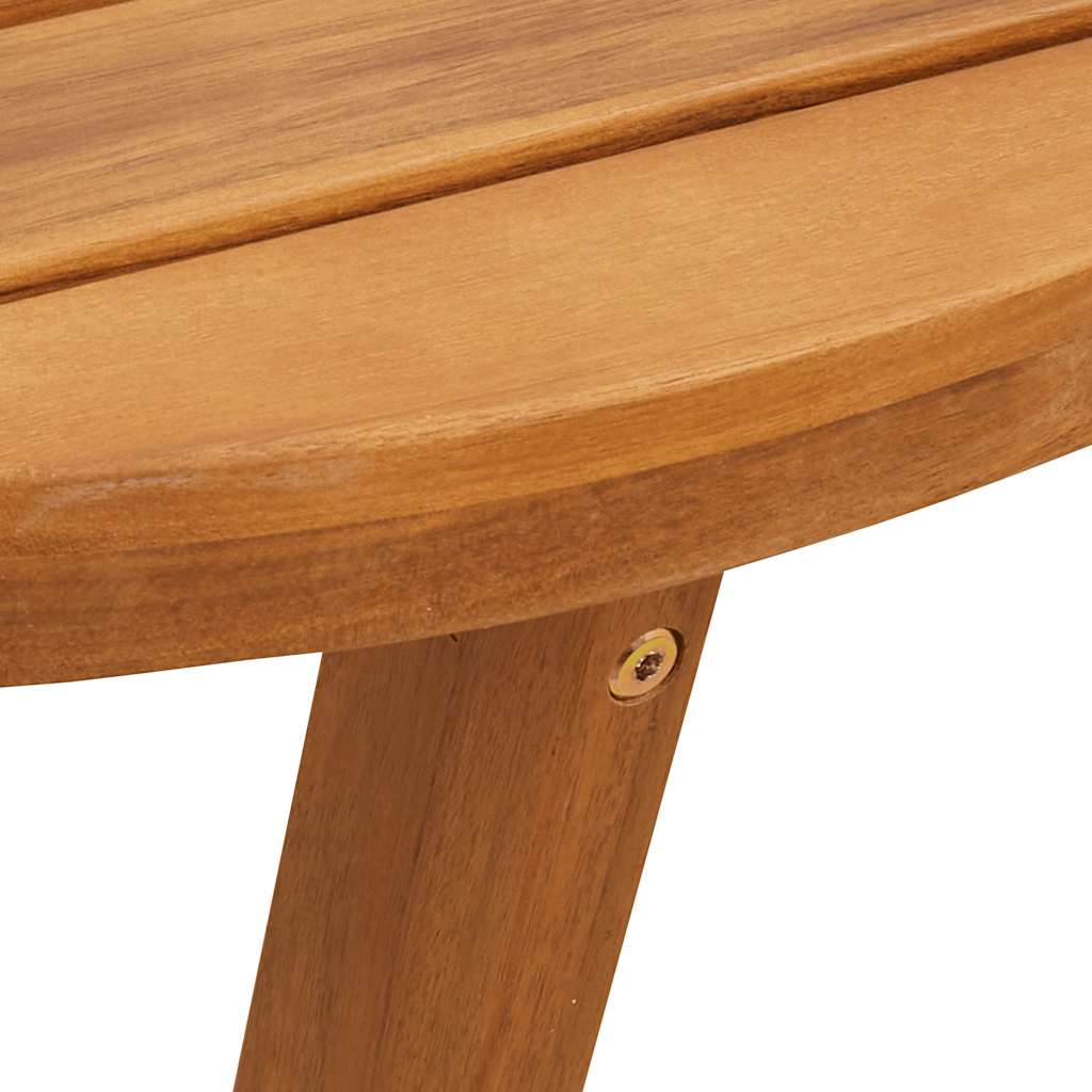 Tuinbijzettafel rond Ø55x40 cm massief acaciahout is nu te koop bij PeponiXL, paradijselijk wonen!