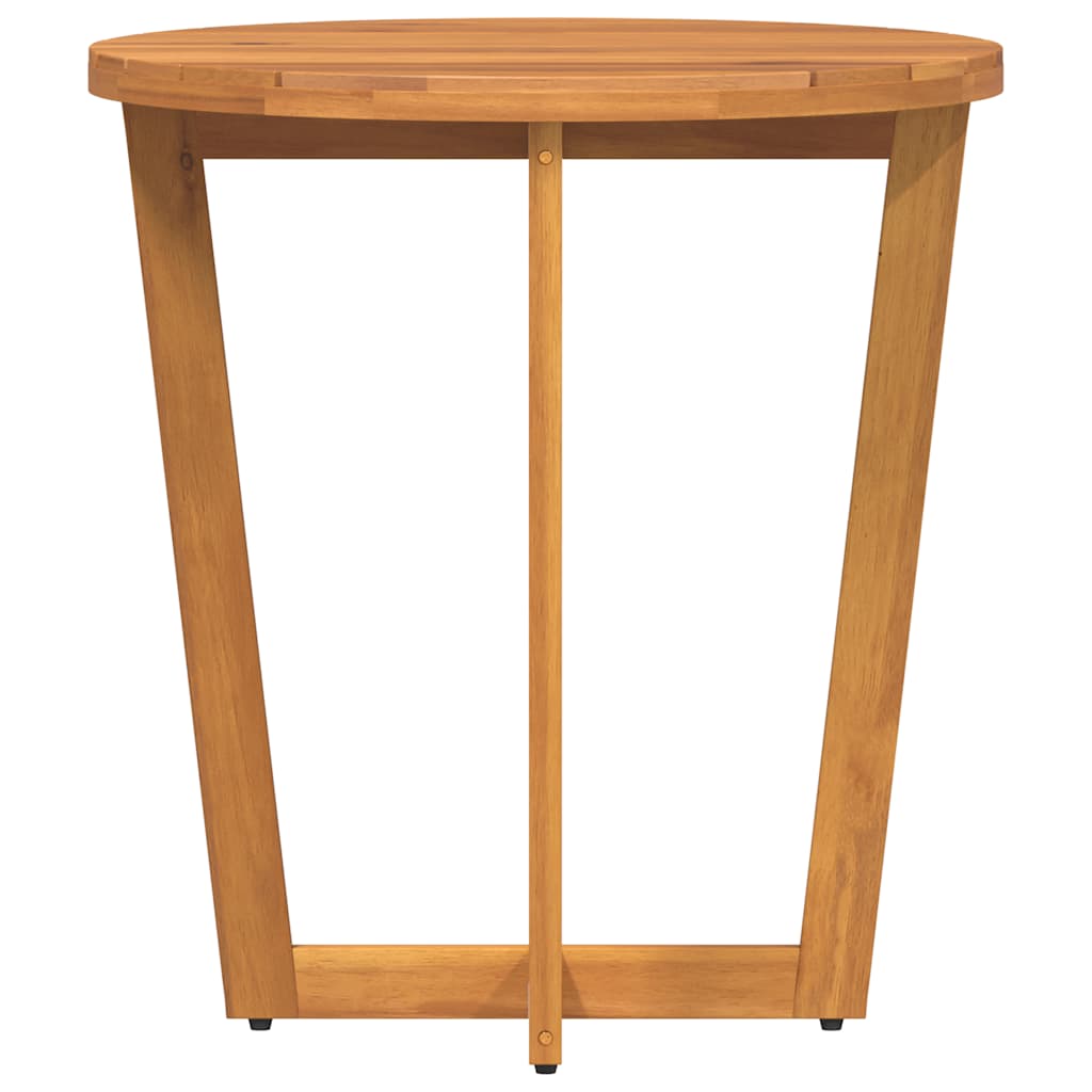 Tuinbijzettafel rond Ø70x75 cm massief acaciahout is nu te koop bij PeponiXL, paradijselijk wonen!