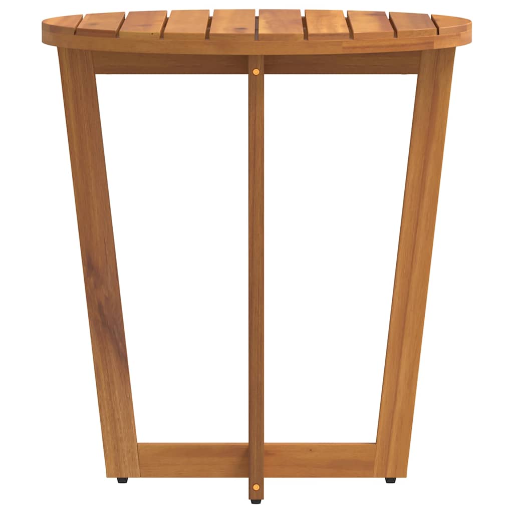 Tuinbijzettafel rond Ø70x75 cm massief acaciahout is nu te koop bij PeponiXL, paradijselijk wonen!