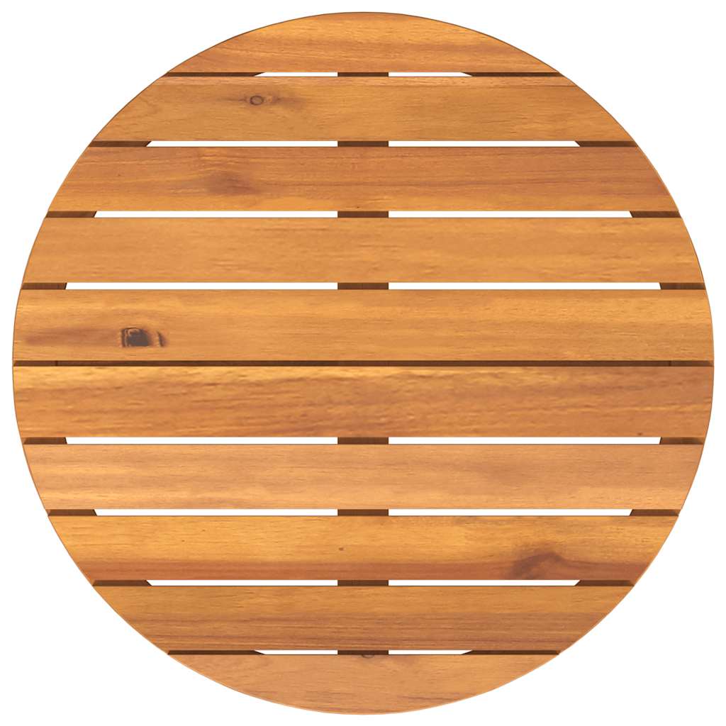 Tuinbijzettafel rond Ø70x75 cm massief acaciahout is nu te koop bij PeponiXL, paradijselijk wonen!