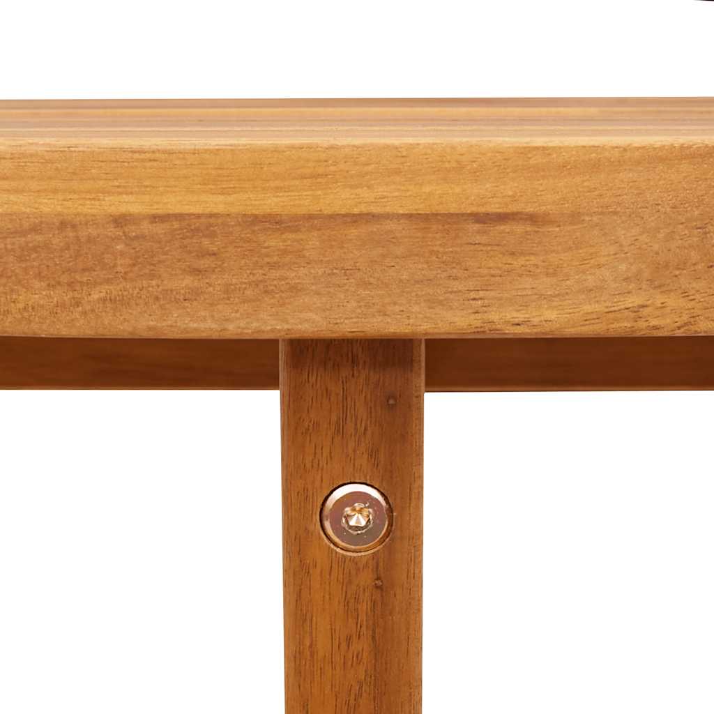 Tuinbijzettafel rond Ø70x75 cm massief acaciahout is nu te koop bij PeponiXL, paradijselijk wonen!