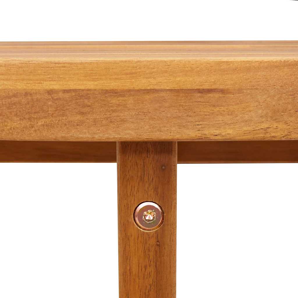 Tuintafel rond Ø90x75 cm massief acaciahout is nu te koop bij PeponiXL, paradijselijk wonen!