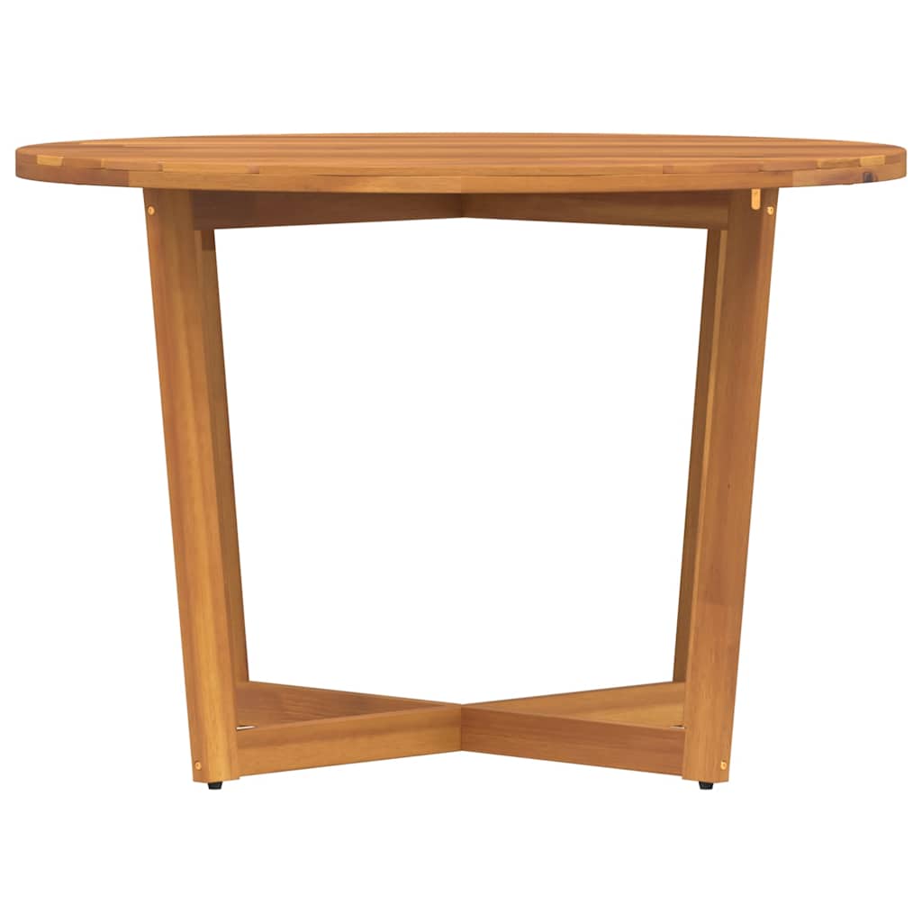 Tuintafel rond Ø110x75 cm massief acaciahout is nu te koop bij PeponiXL, paradijselijk wonen!